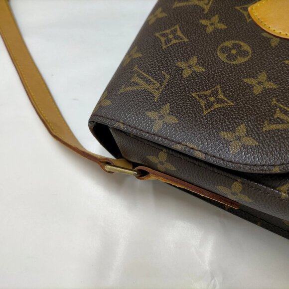 Authentic Louis Vuitton Saint Cloud GM Brown Monogram Shoulder Bag mn600-121325 - Picture 6 of 16